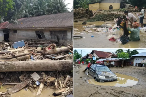 Topan dahsyat melanda Indonesia dengan jumlah korban tewas mencapai lebih dari 300 orang