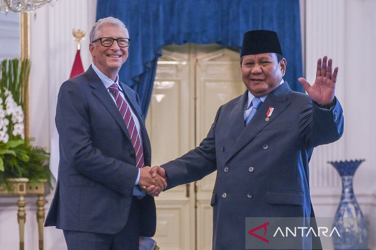 Prabowo bertemu dengan Bill Gates untuk membahas kesehatan dan teknologi global