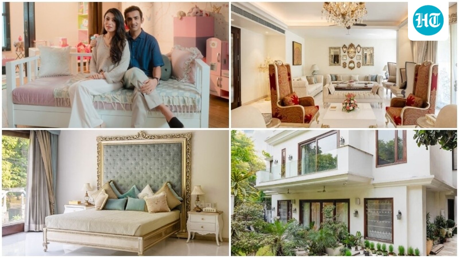 Masuklah ke dalam bungalow dua lantai milik Gautam Gambhir di Delhi, yang dilengkapi dengan ruang trofi, lampu gantung kristal besar, dan halaman yang luas.