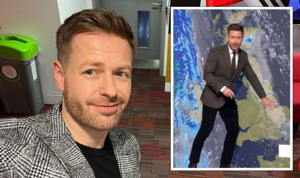 Tomasz Schafernaker dari BBC terjebak dalam gempa bumi besar dan badai petir di Indonesia.