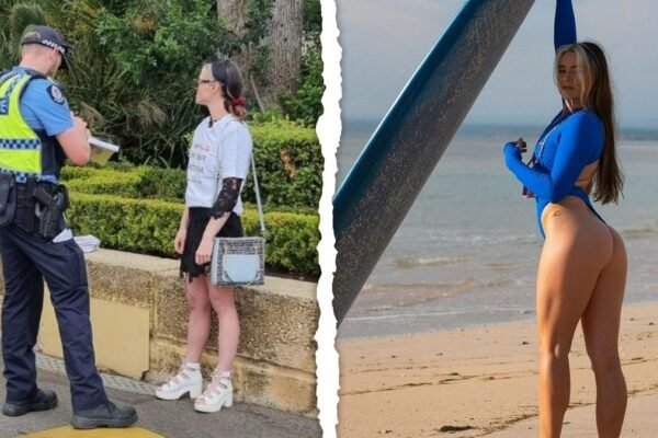 Aktivis vegan Tash Peterson menikmati berselancar di Indonesia saat ia ‘mengambil jeda’ dari aktivitas aktivismenya di tengah ajang Melbourne Cup