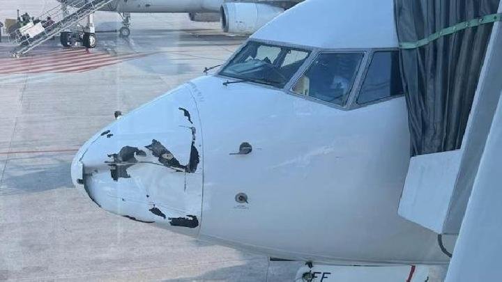 Garuda Indonesia Menjelaskan Kerusakan pada Bagian Hidung Pesawat pada Penerbangan Jakarta-Pekanbaru