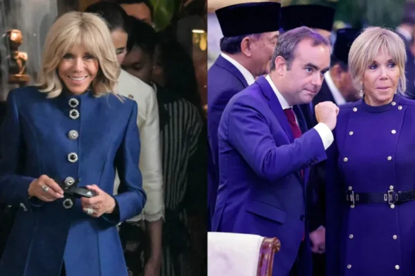 Gaya Busana Brigitte Macron Selama Kunjungannya ke Indonesia: Penampilan dengan Louis Vuitton dan Lainnya