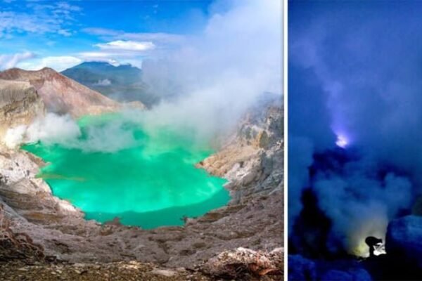 Gunung berapi di Indonesia: Mengapa lava dari gunung berapi aktif INI bersinar sangat terang...