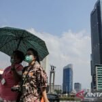 BMKG mencatat adanya penurunan suhu panas di Indonesia